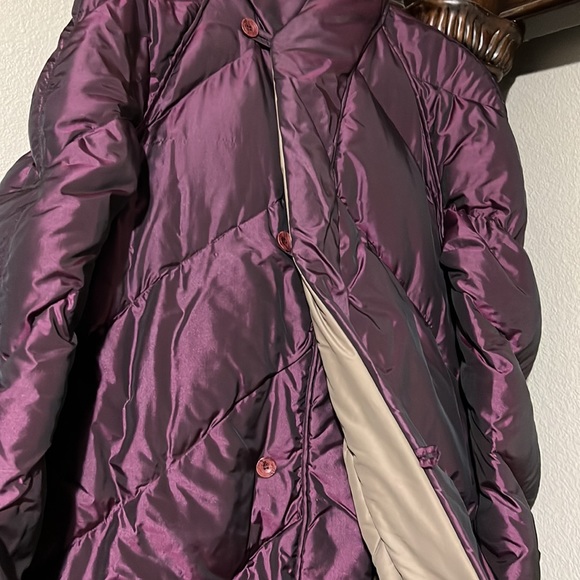 Gallery Puffer Coat size L Purple metallic - Picture 4 of 12
